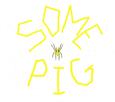 Charlotte's Some Pig Spider Web  Toddler Hoodie