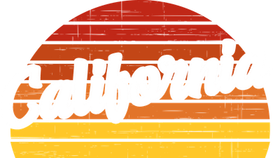 California Sunset Retro Vintage Women's T-Shirt
