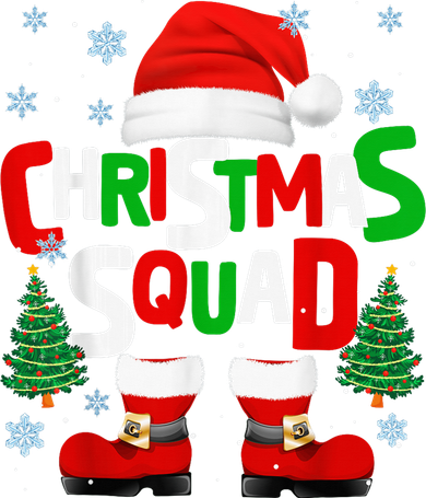 Christmas Squad Santa Claus Xmas Family Matching Pajamas Tote Bag