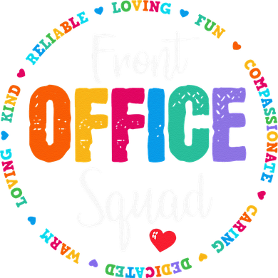 Cute School Secretary Admin Appreciation Front Office Squad Tank Top
