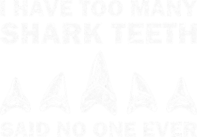 Cool Shark Teeth Collector Gift Funny Shark Teeth Hunting Kids Hoodie