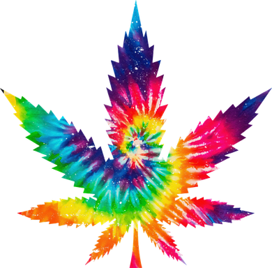 Cannabis Smoke Weed Tie Dye Hippie 420 Marijuana Stoner Tank Top Women's Tank Top