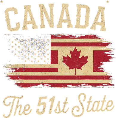 Canada The 51 State Trump Canada U.S State Toddler Hoodie