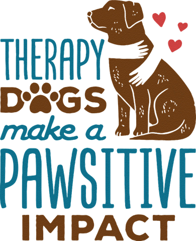 Cute Therapy Dogs Make A Pawsitive Impact Therapy Dog Team Button