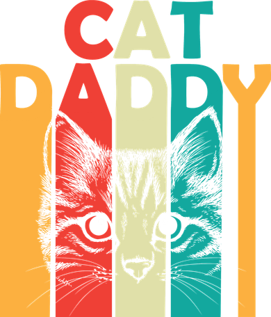 Retro Cat Daddy Coaster