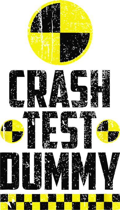 Crash Test Dummy Last Minute Costume Funny Halloween Women's Tank Top