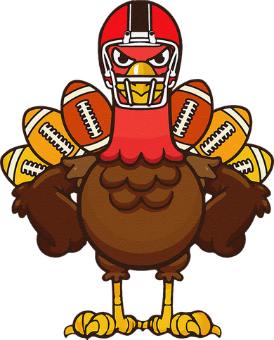 Cool Thanksgiving Football Gobble Player Turkey Gift Kids Sweatshirt