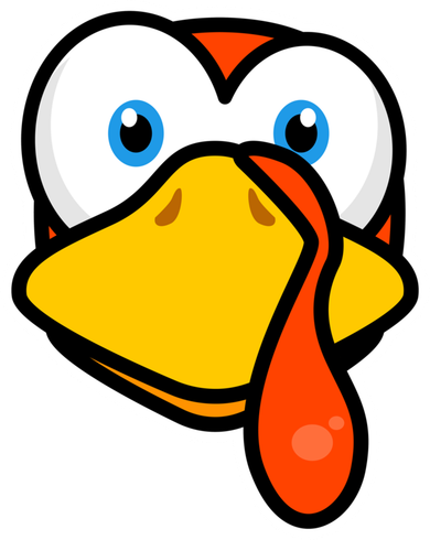 Cute Turkey Face Thanksgiving Costume Gift Polo