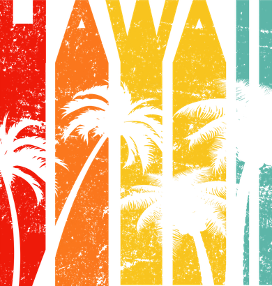 Classic Tropical Hawaii Coaster