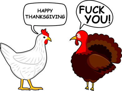 Funny Happy Thanksgiving Chicken Vs Turkey Beanie