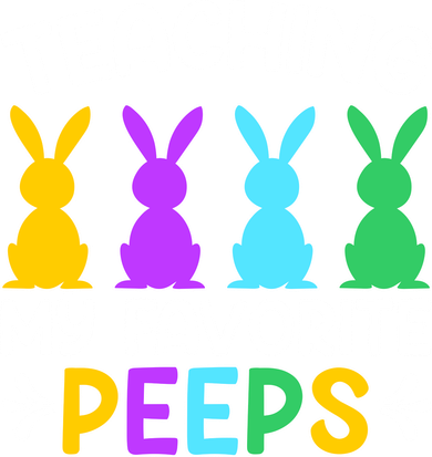Cute Teaching My Favorite Peeps Happy Easter Day Teacher Button