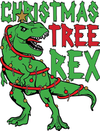 Christmas Tree Rex Pajama Set