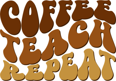 Coffee Teach Repeat Retro Gift For Teacher Doddie Hoodie