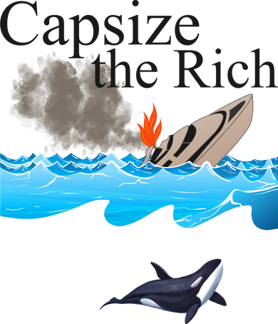 Capsize The Rich Orca Awareness Tumbler