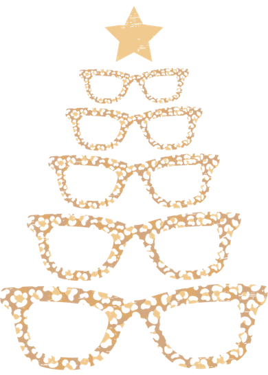 Christmas Tree Sunglasses Eyeglasses For Optometrist Xmas Funny Gift Women's Sweatshirt