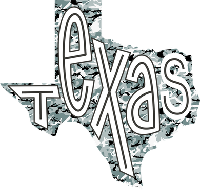 Camouflage Texas State Logo Sweatshirt