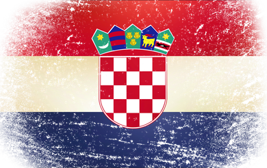 Vintage Croatia Flag Kids Hoodie
