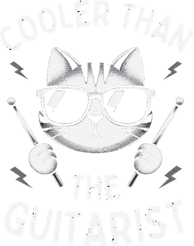Cooler Than The Guitarist  Funny Drummer Gift Toddler T-Shirt
