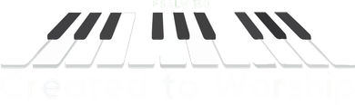 Created To Worship Piano Christian Toddler T-Shirt