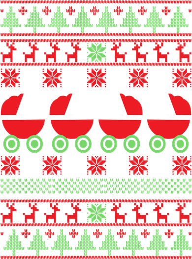 Cradle Ugly Christmas Sweater Doggie Tank