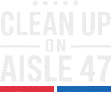 Clean Up On Aisle 47 Impeach 47 Anti Trump President 8647 Doggie Tank