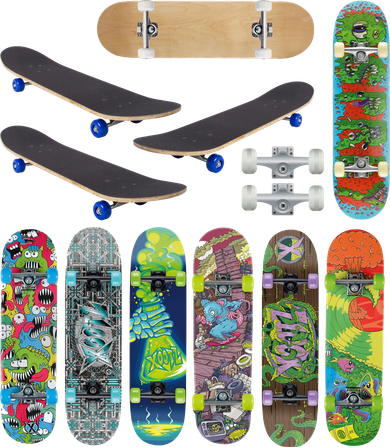 Cool Unique Skateboards Design Mash Up Tote Bag