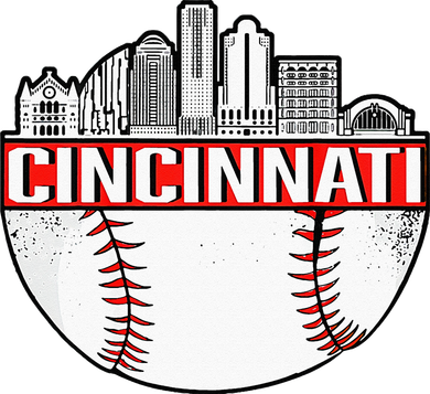 Cincinnati Vintage Baseball Distressed Gameday Retro Tote Bag