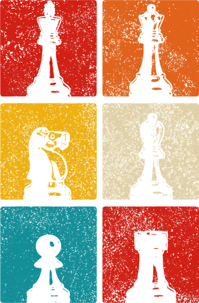 Chess Vintage Chess Master Club Chess Player Coaster