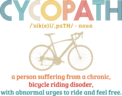 Cycopath Vintage Cycling Road Bike Racing Funny Cyclist Gift Women's Hoodie