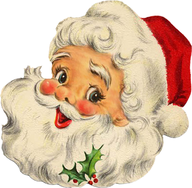 Cool Vintage Christmas Santa Claus Face Gift Baby Bodysuit