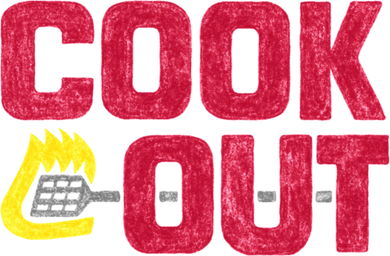 Cookout Vintage Chalk Texture Red Gray Tumbler