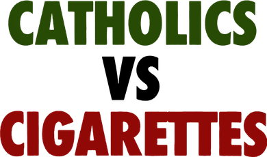 Catholics Vs Cigarettes Kids T-Shirt