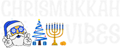 Chrismukkah Vibes Funny Santa Hanukkah Jewish Chanukah Tumbler