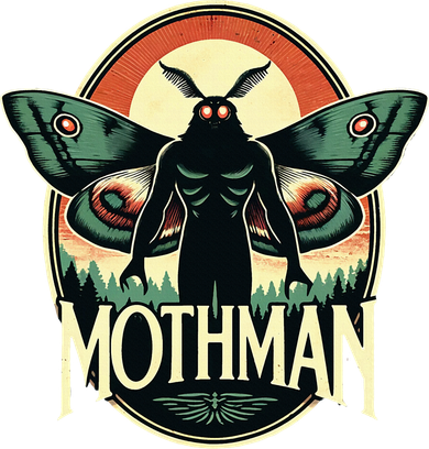 Cryptid Vintage Mothman Folklore Backpack