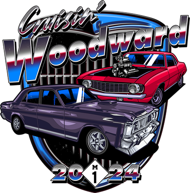 Cruisin Woodward Classic Cars 2024 Hoodie