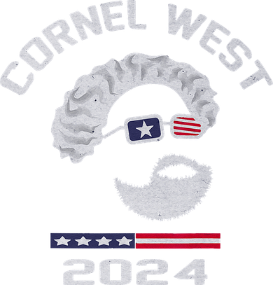Cornel West for President 2024 Portrait Cornel West 253 Kids T-Shirt