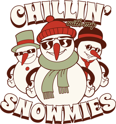 Chillin With My Snowmies Polo