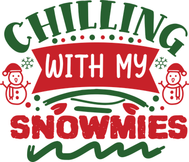 Chilling With My Snowmies Winter Polo
