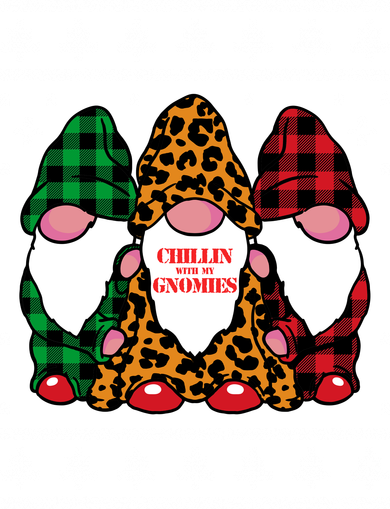Chillin With My Gnomies Gnomes In Pajamas Ugly Christmas Women's Dry Zone Grid Polo