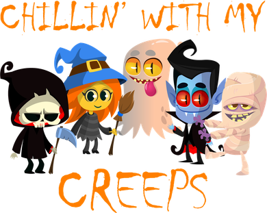 Chillin With My Creeps Women's Tank Top