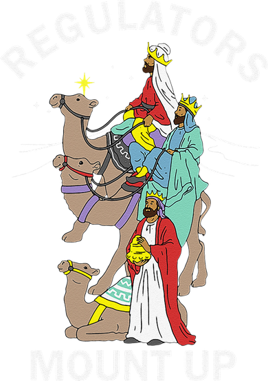 Christian Wise Regulators Mount Up Christmas Women's T-Shirt