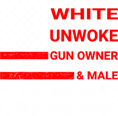 Christian White Straight Unwoke Unvaxxed Gun Owner Doggie Tank