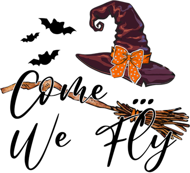 Come We So Fly Funny Halloween Witch Hat Witchy Broomstick Great Gift Women's Tank Top