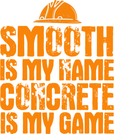 Concrete Worker Smooth Is My Name Vintage Concrete Finisher Gift Kids T-Shirt