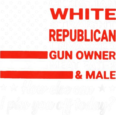Christian White Straight Republican Unvaxxed Gun Owner Meat Doggie Tank