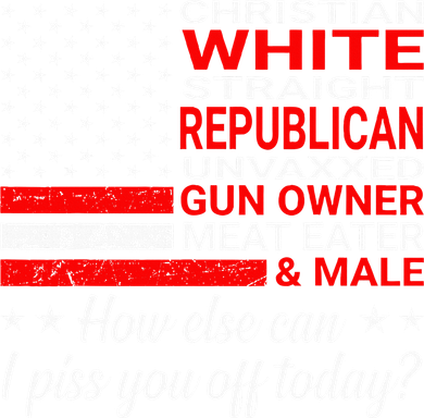 Christian White Straight Republican Unvaxxed Gun Owner 11oz C Handle Ceramic Mug