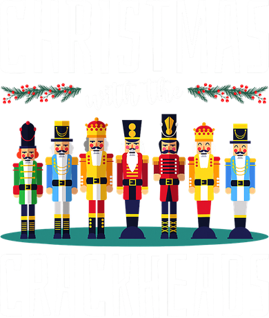 Christmas With The Crackheads Funny Family Ugly Nutcracker Long Sleeve Shirt