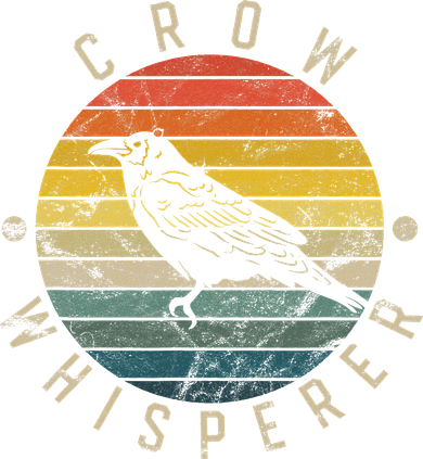 Crow Whisperer Vintage Sunset Cute Raven Women's Sweatshirt