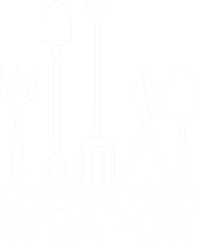 Choose Your Weapons Gardening Tools Kids T-Shirt
