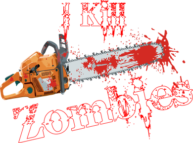 I Chainsaw Zombies Backpack